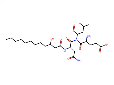 1,6-Di(4-amidino-2-aminophenylamino)hexane structure