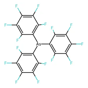 Tris(pentafluorophenyl)arsine structure