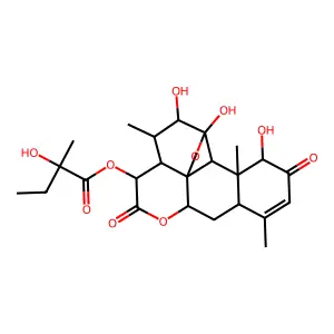 Glaucarubinone structure