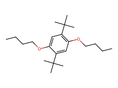 1,4-二丁氧基-2,5-双(1,1-二甲基乙基)苯 structure