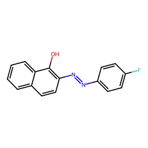 2-[(4-Fluorophenyl)diazenyl]-1-naphthol structure