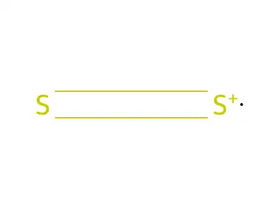 Disulfur(.1+) structure