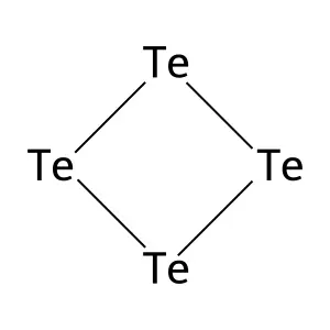 Tellurium tetramer structure