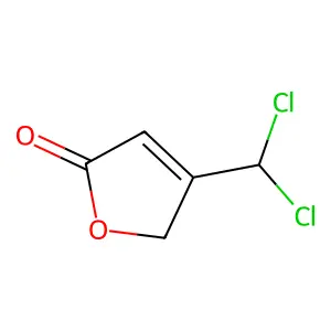 4-(Dichloromethyl)-2(5H)-furanone structure