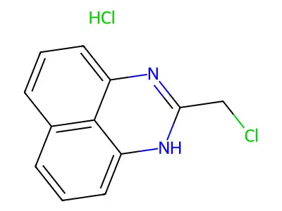 2-(chloromethyl)-1H-perimidine structure