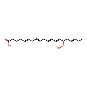 15-氢过氧二十碳-5,8,11,13,17-五烯酸 structure
