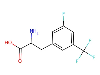 3-Fluoro-5-(trifluoromethyl)-DL-phenylalanine structure