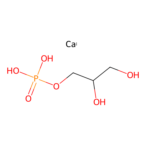 Calcium alpha-glycerophosphate structure