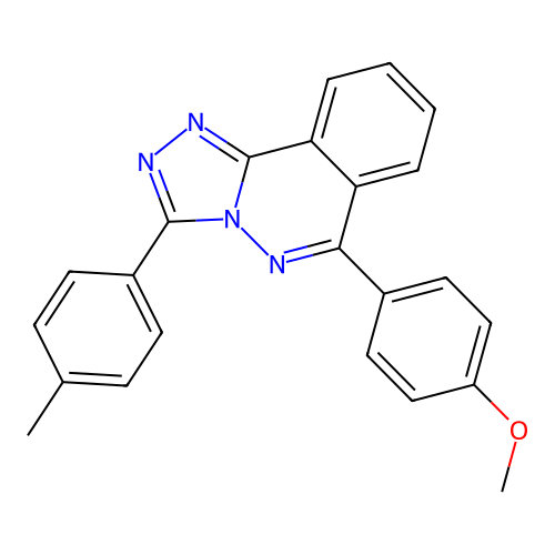 6-(4-Methoxyphenyl)-3-(4-methylphenyl)-[1,2,4]triazolo[3,4-a]phthalazine structure