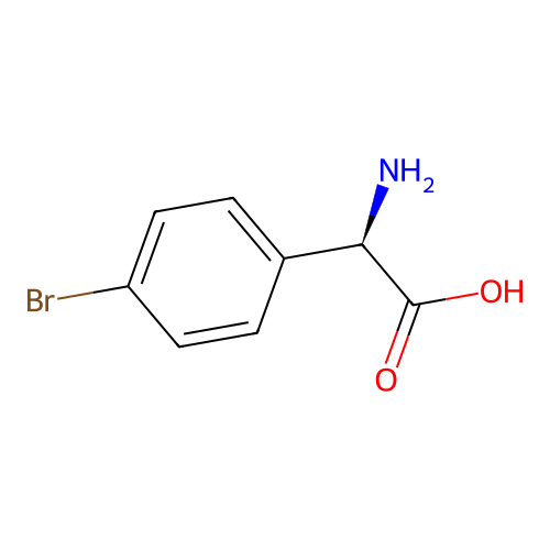 (R)-2-Amino-2-(4-bromophenyl)acetic acid structure