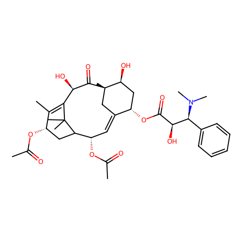 紫杉鹼 structure