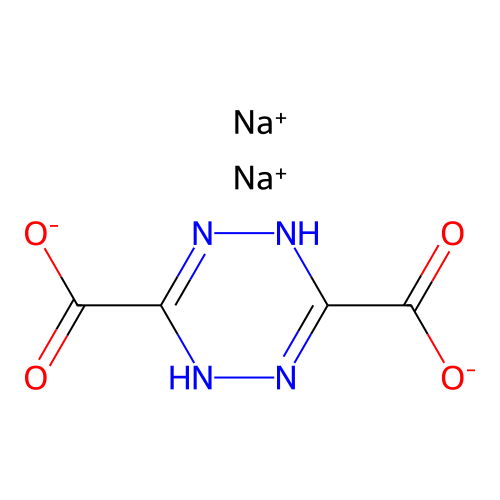 Disodium 1,4-dihydro-1,2,4,5-tetrazine-3,6-dicarboxylate structure