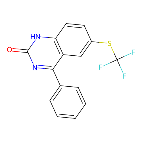 4-phenyl-6-(trifluoromethylsulfanyl)-1H-quinazolin-2-one structure