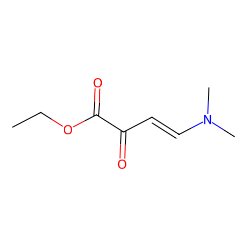 Ethyl 4-(dimethylamino)-2-oxo-but-3-enoate structure