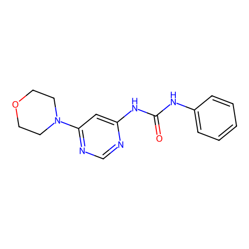 1-(6-Morpholinopyrimidin-4-yl)-3-phenylurea structure