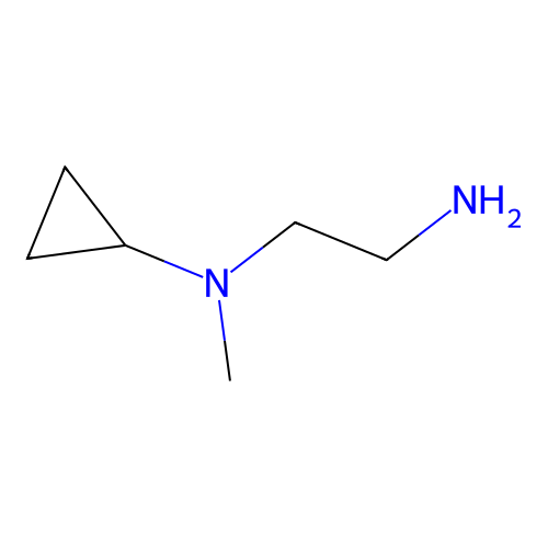 N-(2-aminoethyl)-N-methylcyclopropanamine structure