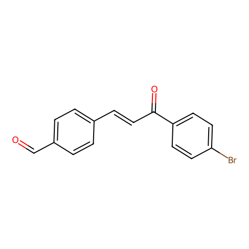 4-[3-(4-Bromophenyl)-3-oxo-1-propenyl]benzenecarbaldehyde structure