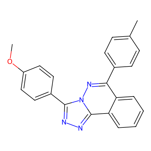 3-(4-Methoxyphenyl)-6-(4-methylphenyl)-[1,2,4]triazolo[3,4-a]phthalazine structure