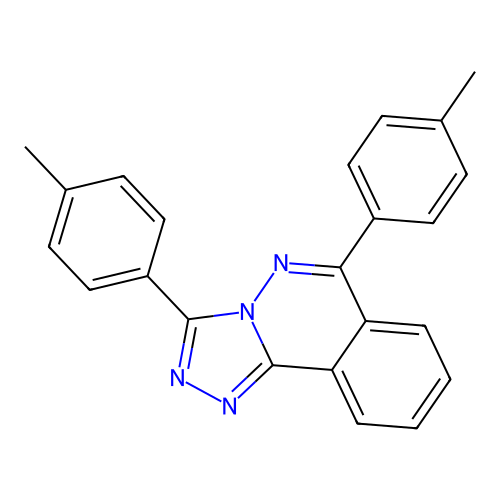 3,6-Bis(4-methylphenyl)-[1,2,4]triazolo[3,4-a]phthalazine structure