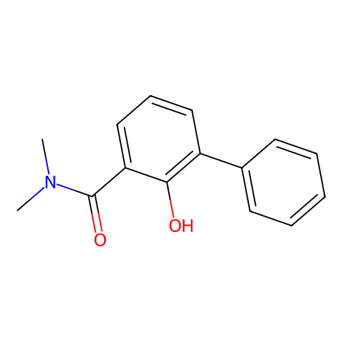 N,N-二甲基-3-苯基水杨酰胺 structure