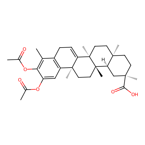 Dihydrocelastrol diacetate structure