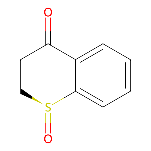 (S)-Thiochroman-4-one 1-oxide structure