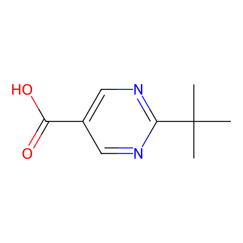 2-Tert-butylpyrimidine-5-carboxylic acid structure