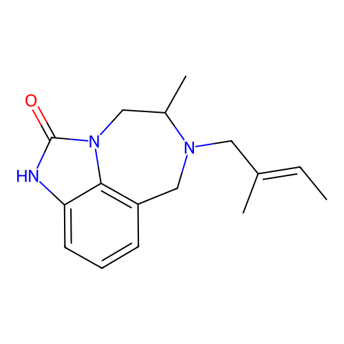 methyl-[(E)-2-methylbut-2-enyl][?]one structure