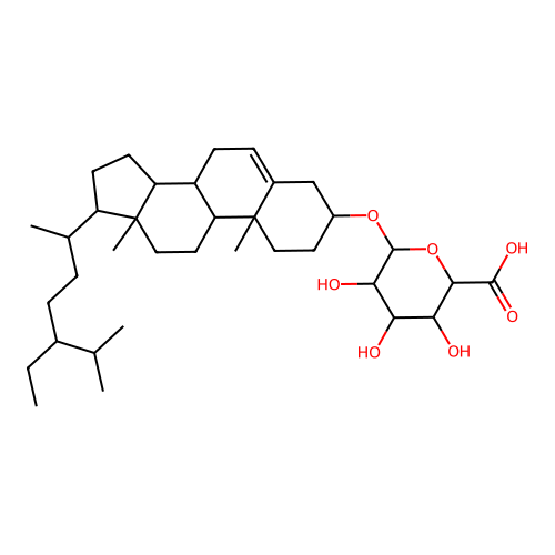 b-Sitosterol-b-D-glucuronide structure