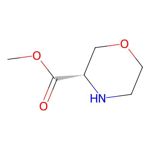 (S)-Methyl morpholine-3-carboxylate structure