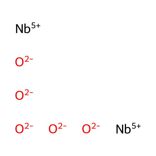 Niobium pentoxide structure