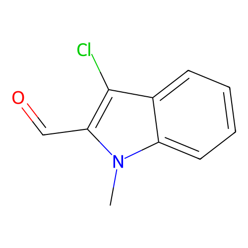 3-Chloro-1-methyl-1H-indole-2-carbaldehyde structure