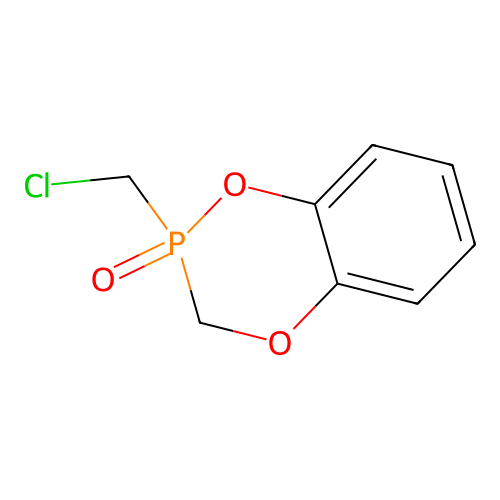 2-(chloromethyl)-3H-1,4,2lambda5-benzodioxaphosphinine 2-oxide structure