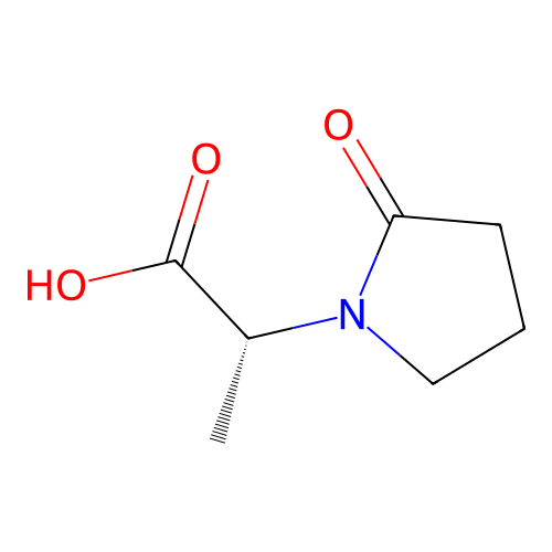 (R)-2-(2-Oxopyrrolidin-1-YL)propanoic acid structure