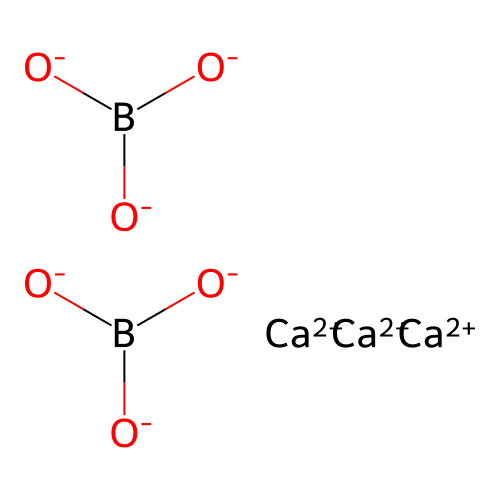 硼酸钙 structure