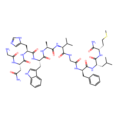 gastrin releasing peptide (18-27), Phe(25)- structure