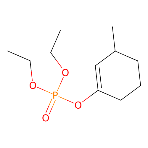 磷酸二乙(3-甲基环己烯-1-基)酯 structure