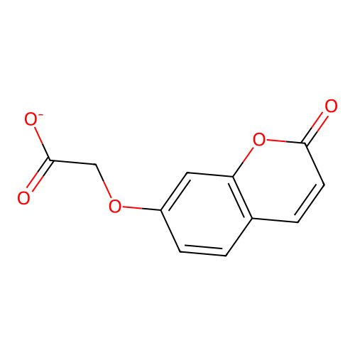 [(2-Oxo-2H-1-benzopyran-7-yl)oxy]acetate structure