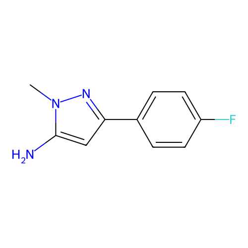 3-(4-Fluorophenyl)-1-methyl-1H-pyrazol-5-amine structure