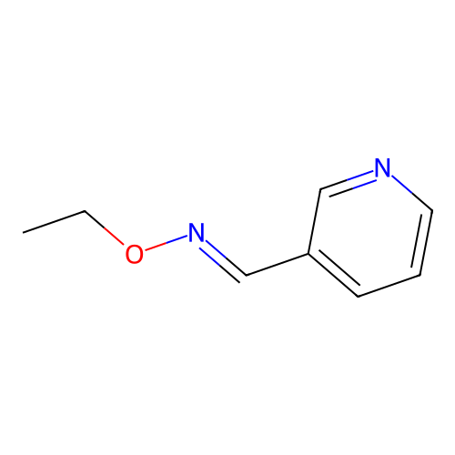 (E)-N-ethoxy-1-pyridin-3-ylmethanimine structure