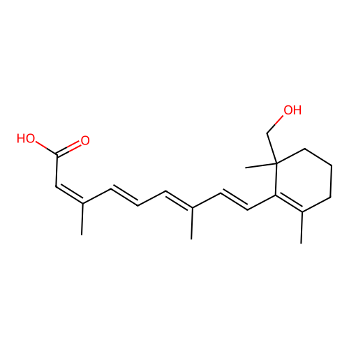 16-Hydroxyisotretinoin structure