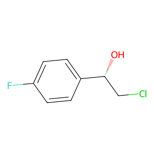 (alphaS)-alpha-(Chloromethyl)-4-fluorobenzenemethanol structure