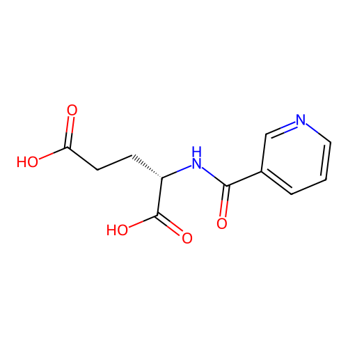 N-Nicotinoyl Glutamic Acid structure