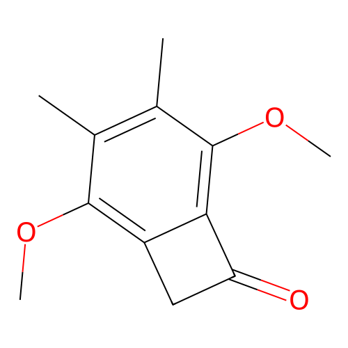 2,5-Dimethoxy-3,4-dimethylbicyclo[4.2.0]octa-1,3,5-trien-7-one structure