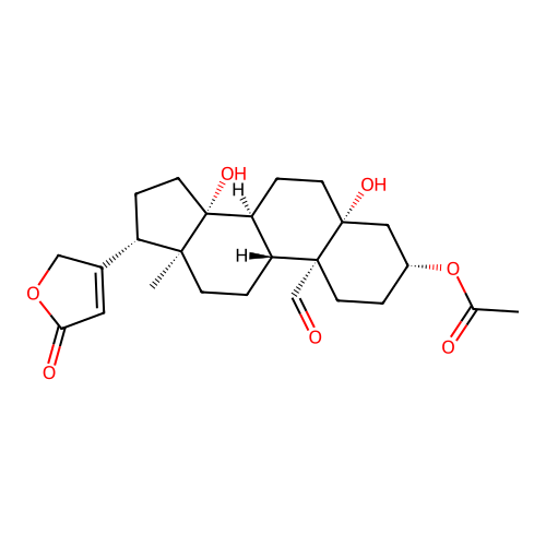Acetylstrophanthidin structure