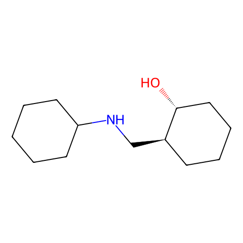 (2S,1R)-2-[(cyclohexylamino)methyl]cyclohexan-1-ol structure