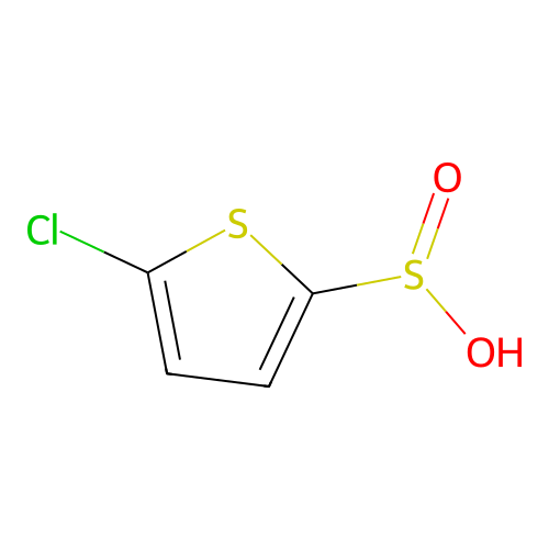 5-chlorothiophene-2-sulfinic Acid structure