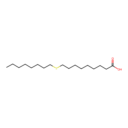 10-硫硬脂酸 structure