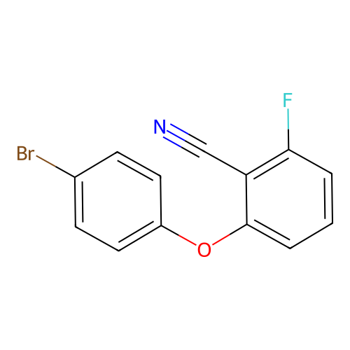2-(4-Bromophenoxy)-6-fluorobenzonitrile structure