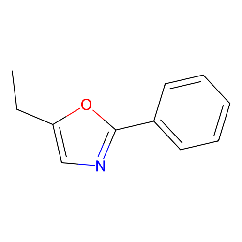 5-Ethyl-2-phenyl-1,3-oxazole structure